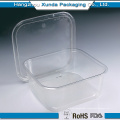 Frozen Plastic Food Tray Clear Packaging